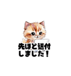 【敬語】お仕事する子猫のスタンプ（個別スタンプ：6）