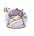 ちびキャラの日常スタンプ（個別スタンプ：9）
