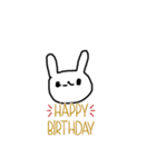 うさちゃんスタンプ1⭐️（個別スタンプ：6）