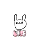 うさちゃんスタンプ1⭐️（個別スタンプ：8）