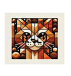香ばしいキュビズム猫（個別スタンプ：4）