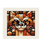 香ばしいキュビズム猫（個別スタンプ：5）