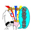 ポジティブまゆげイカ（個別スタンプ：31）