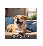 ニヤリ犬！（個別スタンプ：5）