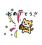 【使いやすい】3ねこスタンプ（個別スタンプ：22）