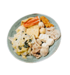 食品シリーズ : 正月のなべ物 (2025) #6（個別スタンプ：1）