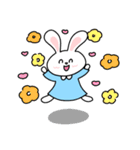 表情豊かなうさみちゃんスタンプ（個別スタンプ：9）