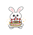 表情豊かなうさみちゃんスタンプ（個別スタンプ：13）