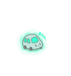 Colorful English car（個別スタンプ：11）