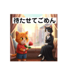 ごめん猫 遅れた ver1.2（個別スタンプ：1）