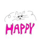 ゆる猫さん〜ニャンコの気持ちスタンプ（個別スタンプ：18）