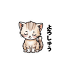 【ゆる敬語】テキトーに敬語を使うねこ（個別スタンプ：20）