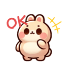 ウサギのマルモ（個別スタンプ：8）