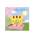 薄毛猫のコモンくん〜春編（個別スタンプ：1）
