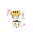 薄毛猫のコモンくん〜春編（個別スタンプ：3）