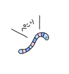 みみずセラピー4（個別スタンプ：15）