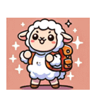 迷えるひつじの春うららスタンプ（個別スタンプ：1）