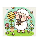 迷えるひつじの春うららスタンプ（個別スタンプ：5）
