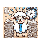 迷えるひつじの春うららスタンプ（個別スタンプ：8）