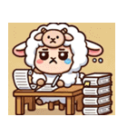 迷えるひつじの春うららスタンプ（個別スタンプ：10）