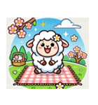 迷えるひつじの春うららスタンプ（個別スタンプ：13）