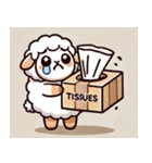 迷えるひつじの春うららスタンプ（個別スタンプ：18）