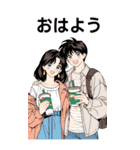 Love Couples 14❤️ 愛してるよ (Big-JP)（個別スタンプ：3）