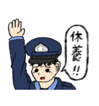 刑務官・警備隊スタンプ マイルド味（個別スタンプ：21）