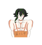 プレラスの脳筋スタンプ①[緑]（個別スタンプ：14）