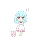 ゆるかわ女の子①（個別スタンプ：17）
