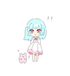 ゆるかわ女の子①（個別スタンプ：18）