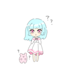 ゆるかわ女の子①（個別スタンプ：19）