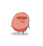 丸いキャラクター 酉之助作（個別スタンプ：1）