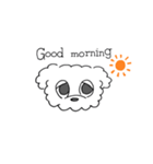 Sleepy Dog (ゆるーい英語)（個別スタンプ：2）
