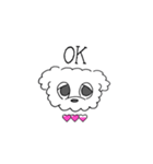 Sleepy Dog (ゆるーい英語)（個別スタンプ：6）