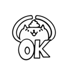 あたまにうんこのってるねこ（個別スタンプ：1）