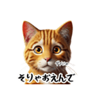 岡山弁をしゃべる猫（個別スタンプ：19）