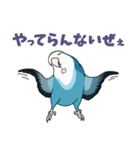 コザクラインコ好きスタンプ2 ブルー系Ver.（個別スタンプ：9）