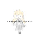 クマノミの可愛い女の子スタンプ（個別スタンプ：6）