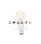 クマノミの可愛い女の子スタンプ（個別スタンプ：15）