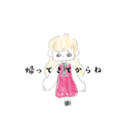 クマノミの可愛い女の子スタンプ（個別スタンプ：23）
