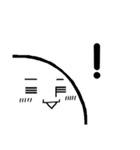 [りがお絵]ほっこり顔（個別スタンプ：37）