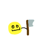 戦闘用黄丸（個別スタンプ：4）