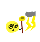 戦闘用黄丸（個別スタンプ：8）
