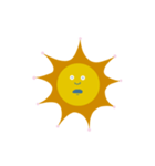 It's sunny today.（個別スタンプ：1）