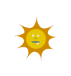 It's sunny today.（個別スタンプ：2）