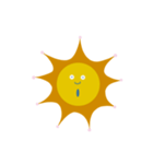 It's sunny today.（個別スタンプ：4）