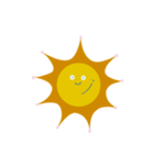 It's sunny today.（個別スタンプ：5）