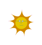 It's sunny today.（個別スタンプ：7）