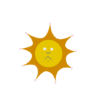 It's sunny today.（個別スタンプ：9）
